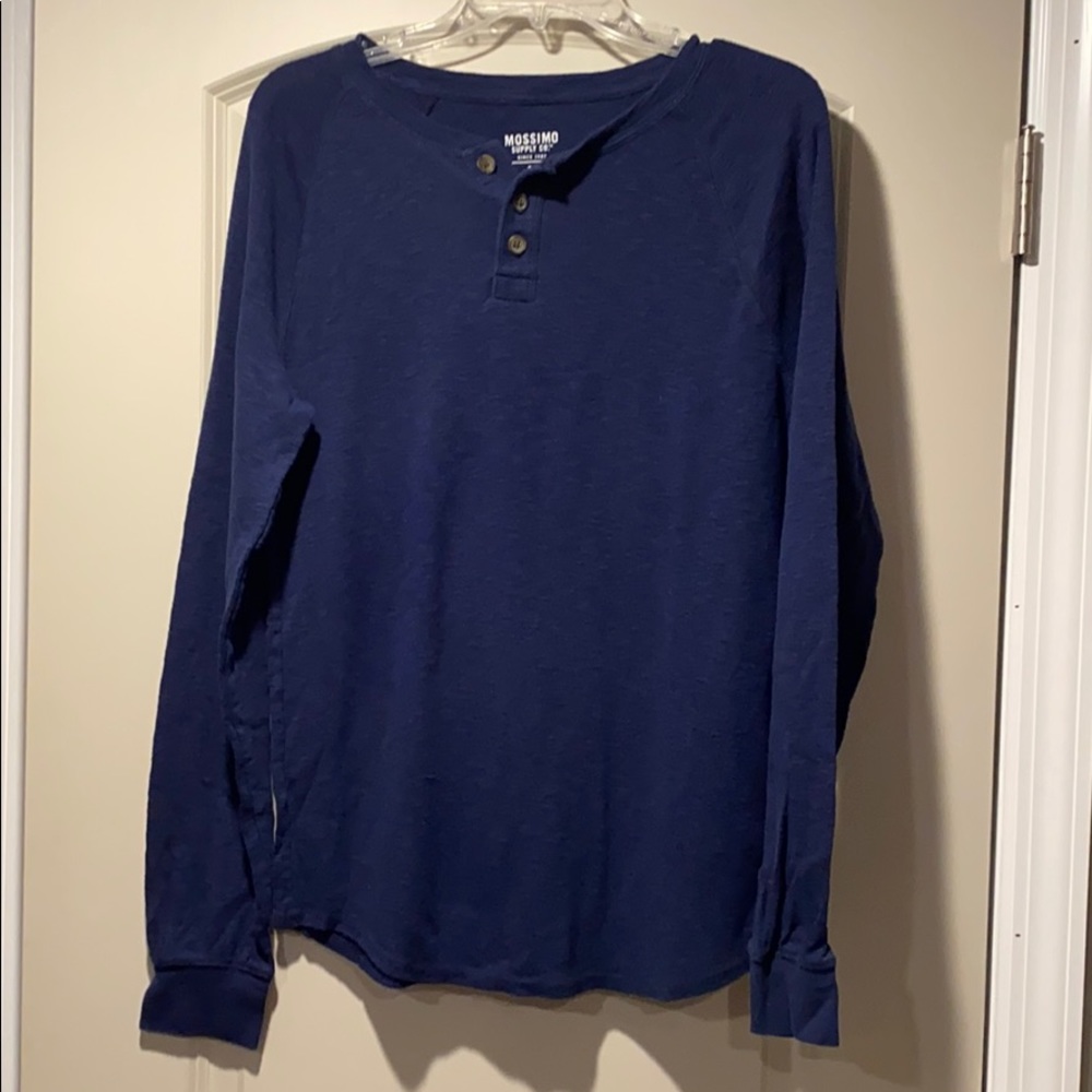 Mossimo Half Button Down Henley Shirt